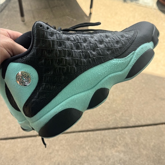 Jordan Other - Black and Teal Men's Sneakers